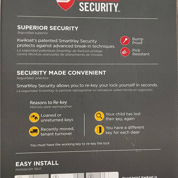 Kwikset Keyed Entry High Security Locking Door Handle With Smart Key Technology - Picture 8 of 11